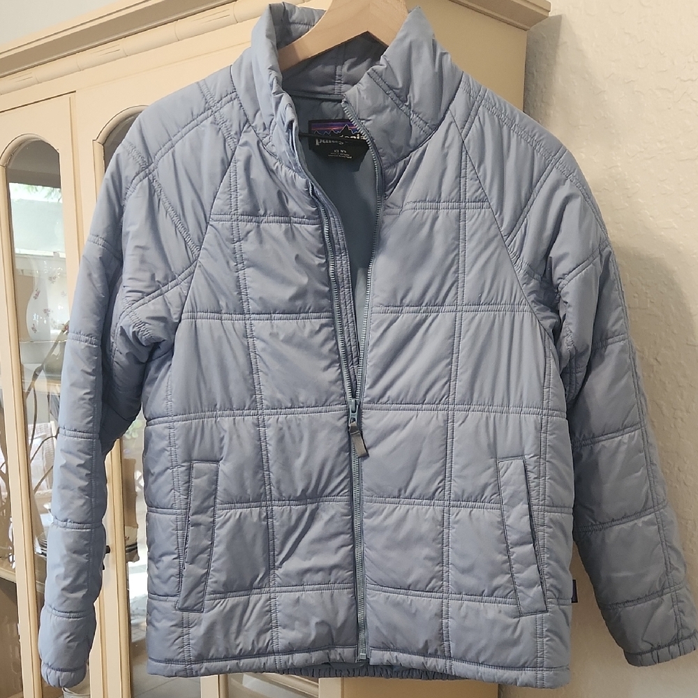 Patagonia Women's Sky Blue Puffer Jacket